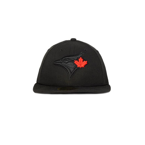 950 TORONTO BLUE JAYS RED LEAF LOGO ON BLACK SNAPBACK