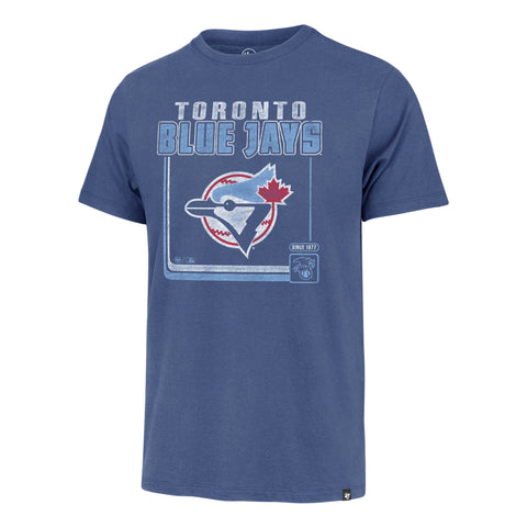 Men's Toronto Blue Jays Nike White/Powder Blue Rewind 3/4-Sleeve T-Shirt