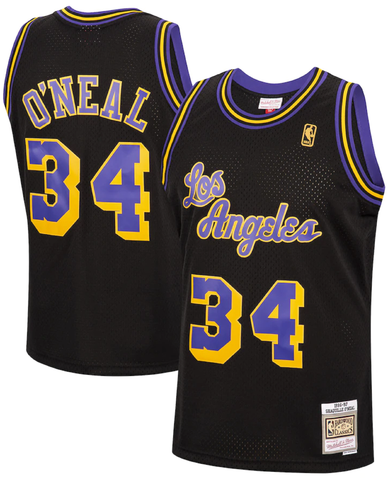 Shaquille O'Neal Men's Los Angeles Lakers Mitchell & Ness Swingman Jersey - Khaki 23 Khaki / S