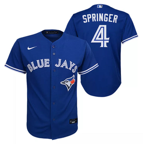 Men's Toronto Blue Jays George Springer Nike Powder Blue Alternate Rep –  The Sports Collection