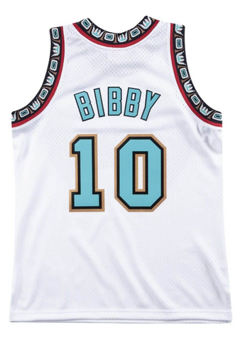 Mitchell & Ness Vancouver Grizzlies #10 Mike Bibby ocean Swingman Jersey
