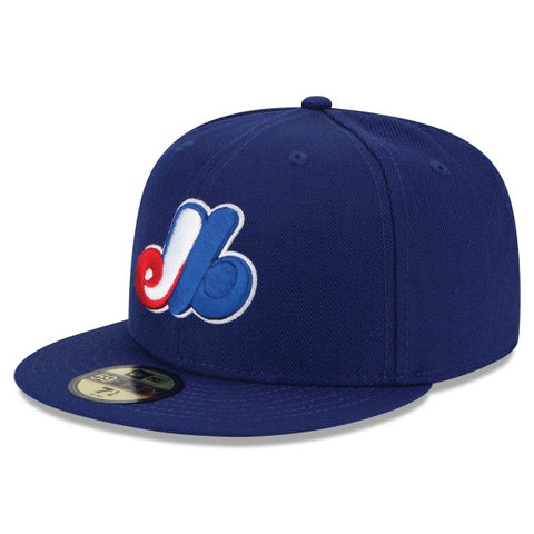 New Era Montreal Expos Black on Black MLB Baseball 59FIFTY Fitted Hat – The  Sports Collection