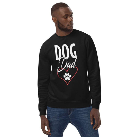 Dog Dad - Herren Premium Organic Bio Sweatshirt Pullover mit Aufdruck - Shirtyneers