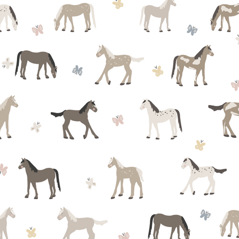 Horse wall decals fabric non toxic