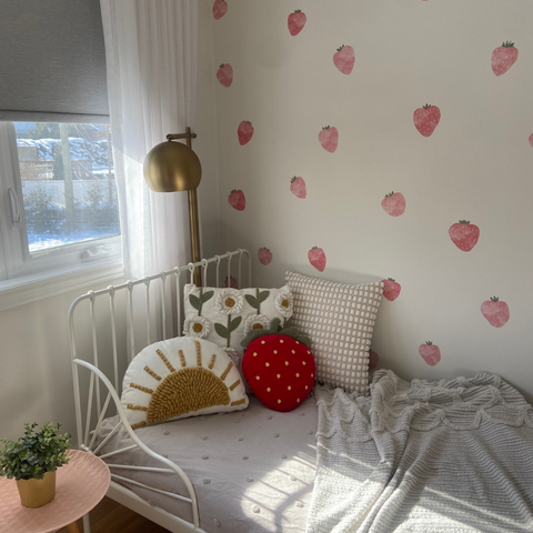 Strawberry wall decals