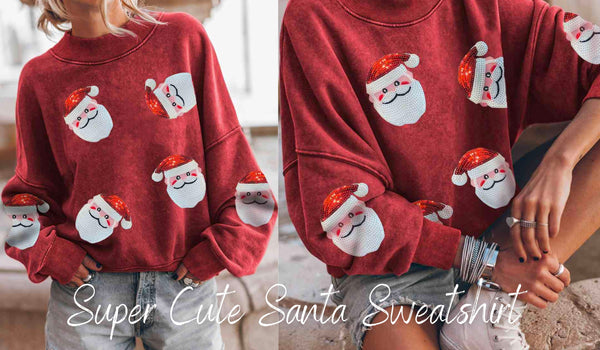 Women's Santa Sweatshirt