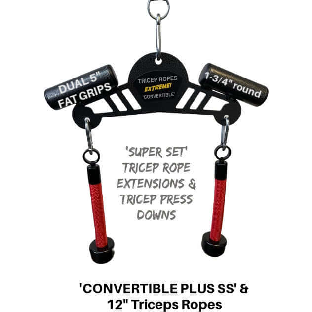 Triceps Corde Heavy Duty Abdominal Craquements Câble Pull Down