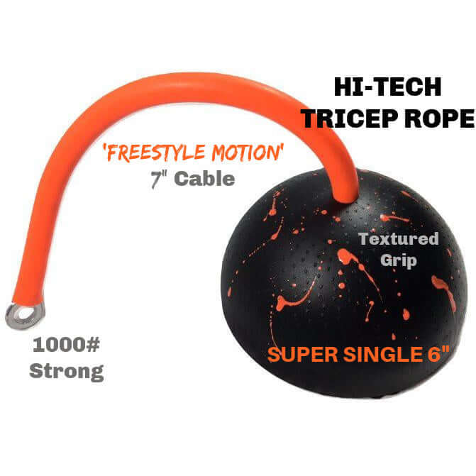 TRIBELLS 6" Alternate to Dumbbell - Cable Tricep Workout