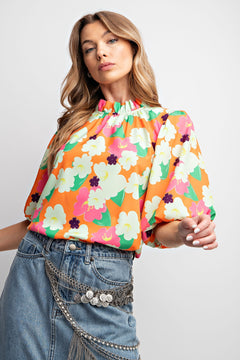 Floral Print Blouse