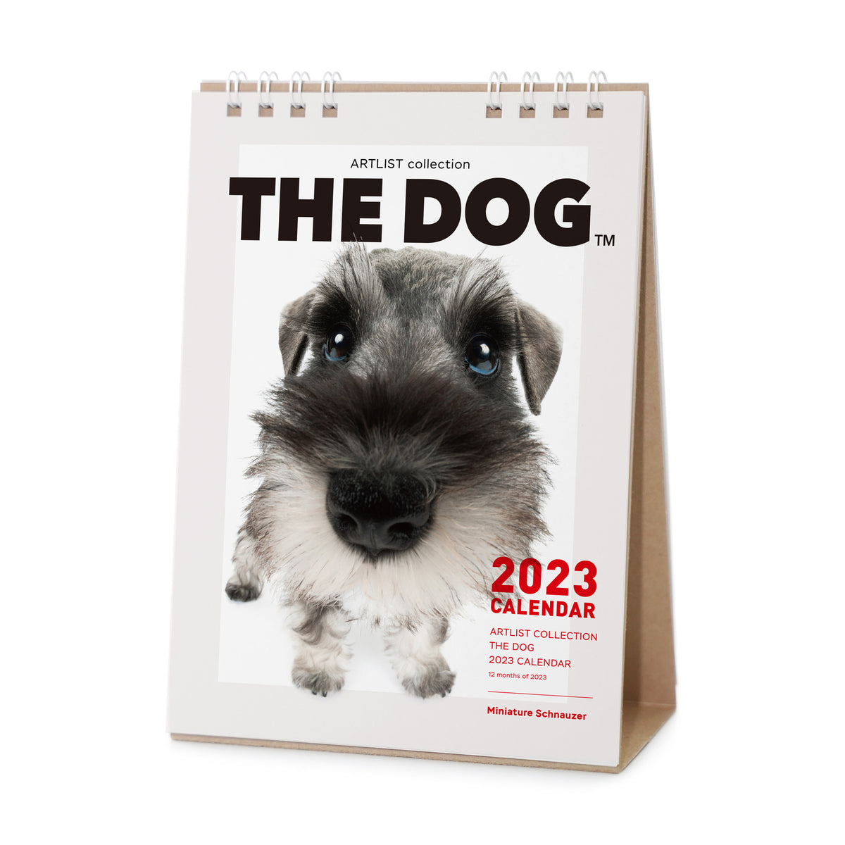 The Dog 23年 カレンダー 卓上サイズ ミニチュアシュナウザー The Dog Store The Dog公式オンラインショップ