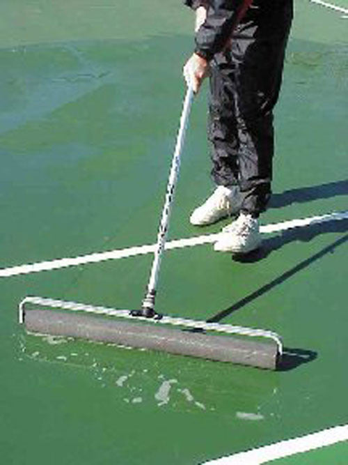 Rolling Water Squeegee Floor Surface Water Broom Tennis Court Water Remover
