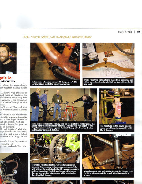 Jon's wonderful dishing tool at the top right. Thanks to BR&IN and NAHBS!