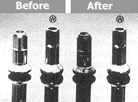 Before and after aggressive corrosion test. Duristan won, you have to trust me.