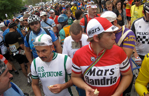 Hungry pedalers. ©Amy Ward