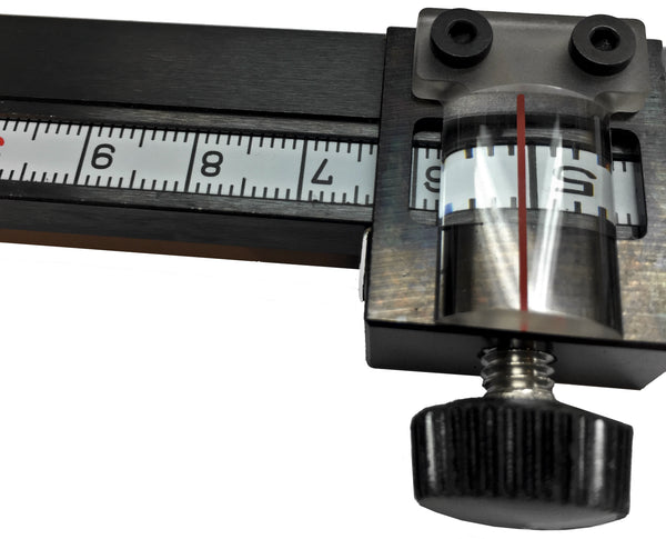 New magnifier on the cutting ruler enables 0.5mm accuracy.