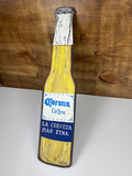 Corona Beer Bottle Wood Sign 30" x 7" /Vintage/Bar Decor/Handmade/HomeDecor/Handmade Painted