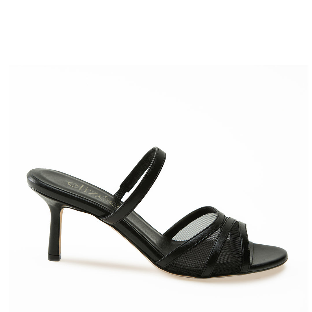 LIMITED COLLECTION Black Strappy Faux Leather Platform Block Heel Sandals |  Yours Clothing