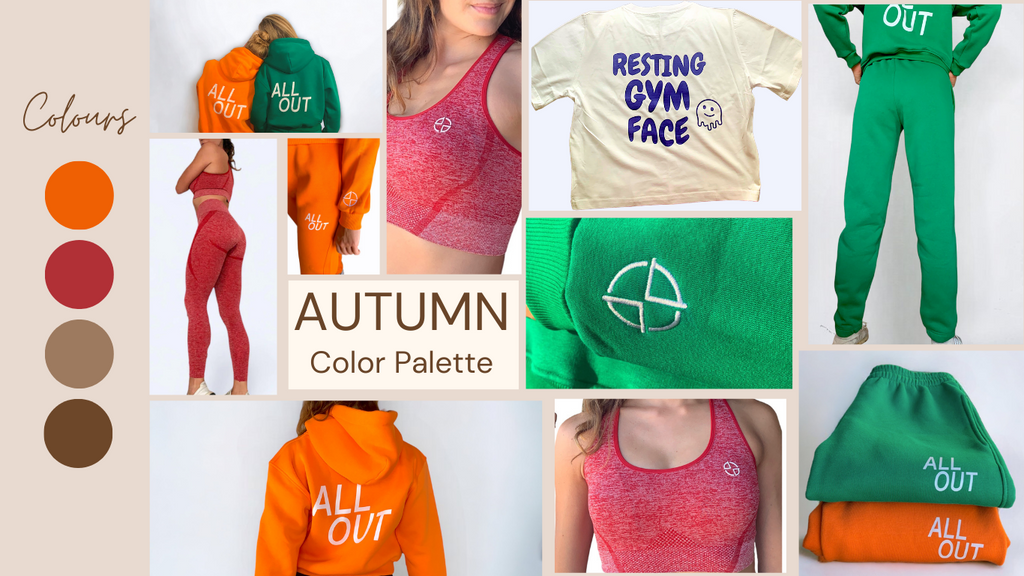 autumn color palette colors activewear - best colors to wear for people with autumn undertone