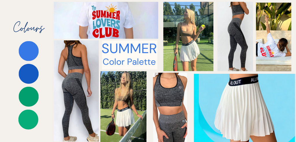 summer color palette colors activewear - best colors to wear for people with summer undertone