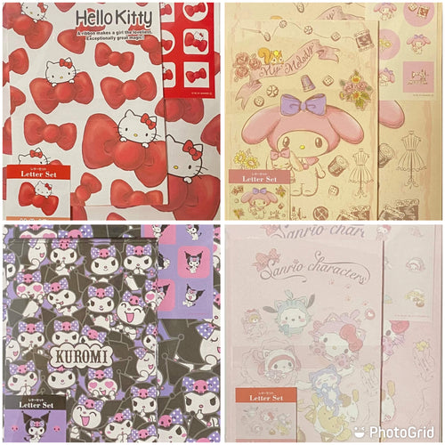 Sanrio Character Letter Set (2022) Sanrio Characters Pink