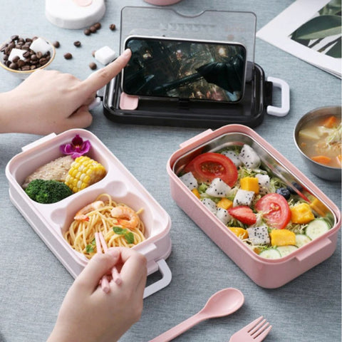 Lunchbox-bento-rose-téléphone