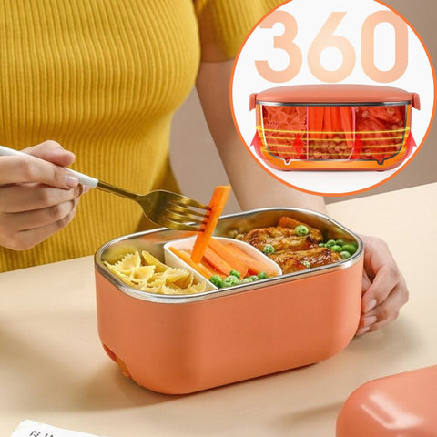 Lunch Box Chauffante Orange