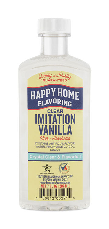 Happy Home Imitation Butter Flavoring, Non-Alcoholic, Certified Kosher, 7  oz.