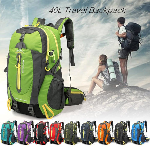 backpack 40l water resistant hiking