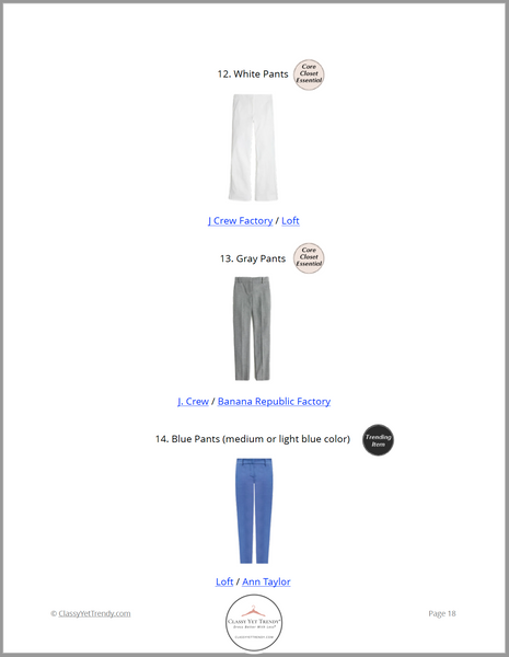 The Workwear Capsule Wardrobe - Summer 2022 Collection – ClassyYetTrendy