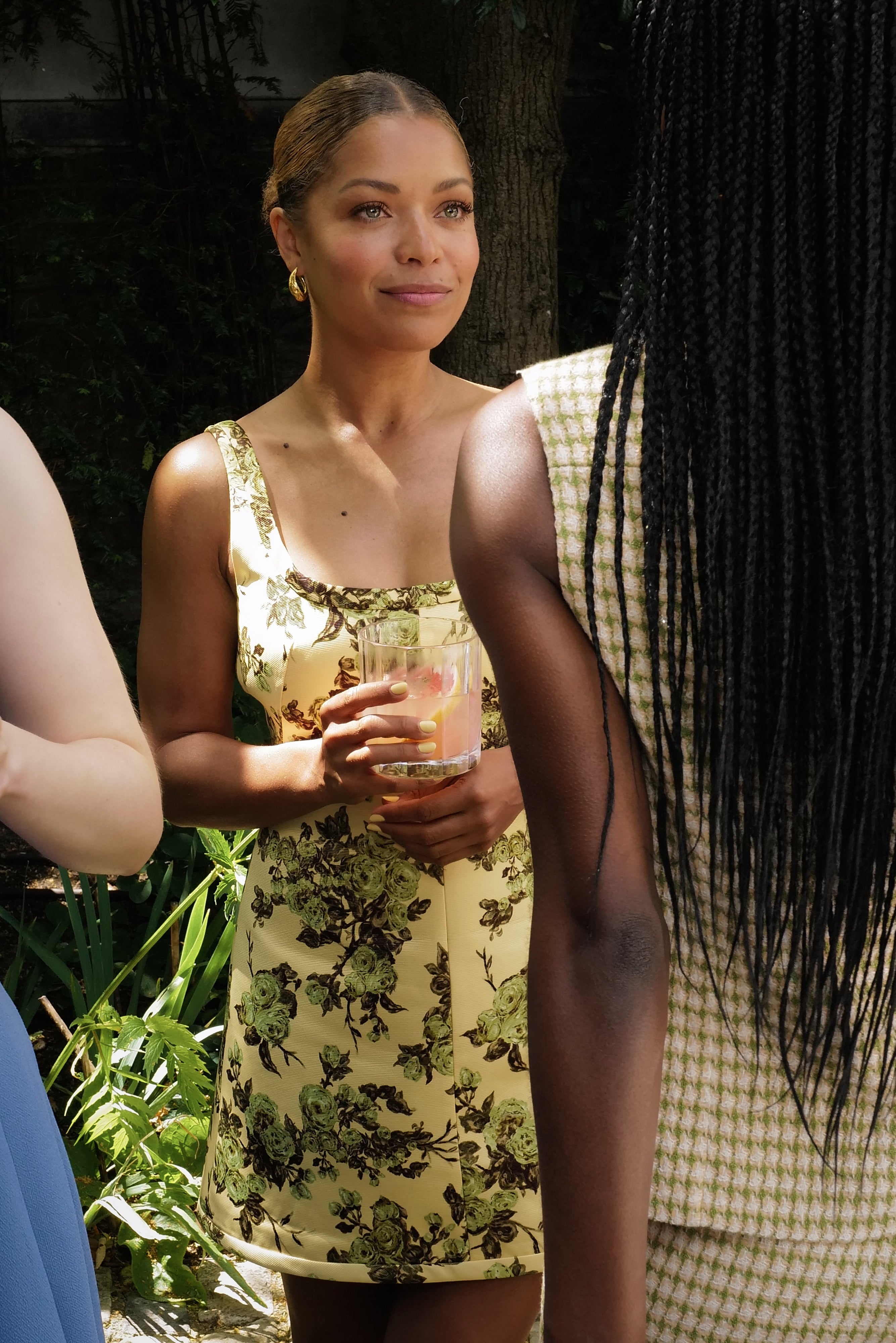 Antonia Thomas attends a Private Lunch hosted by Emilia Wickstead and Michelle Dockery, ceelebrating Emilia Wickstead Pre-Fall 2024