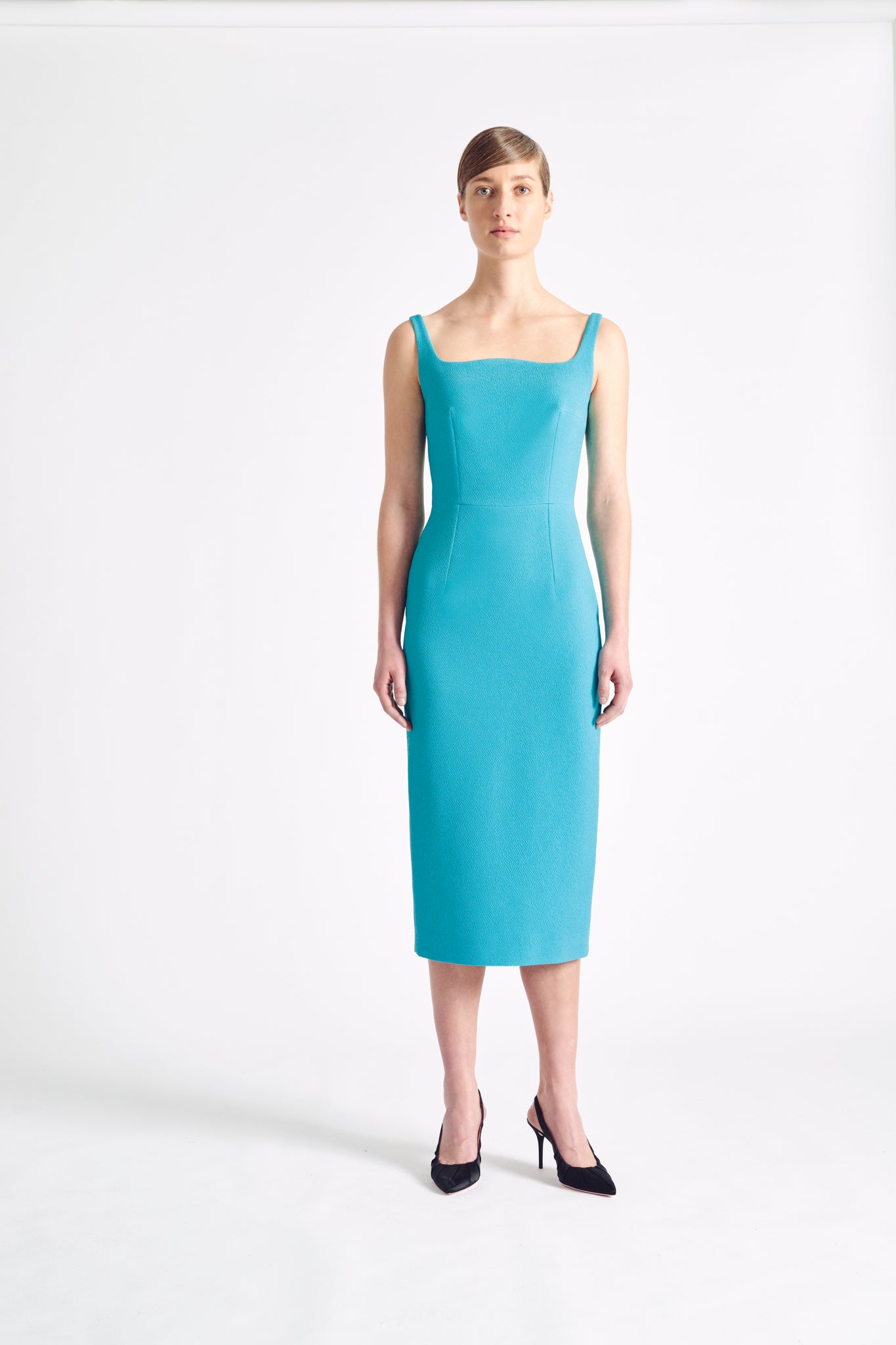 Susan Dress | Turquoise | Emilia Wickstead