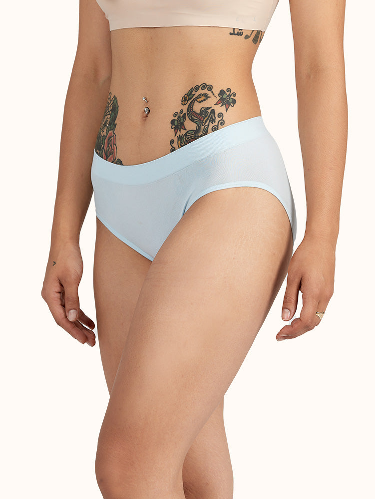 Buy R RUXIA Women's Hipster Panties Seamless Nylon Bikini Panties Soft  Stretch Underwear 5 Pack Online at desertcartSeychelles