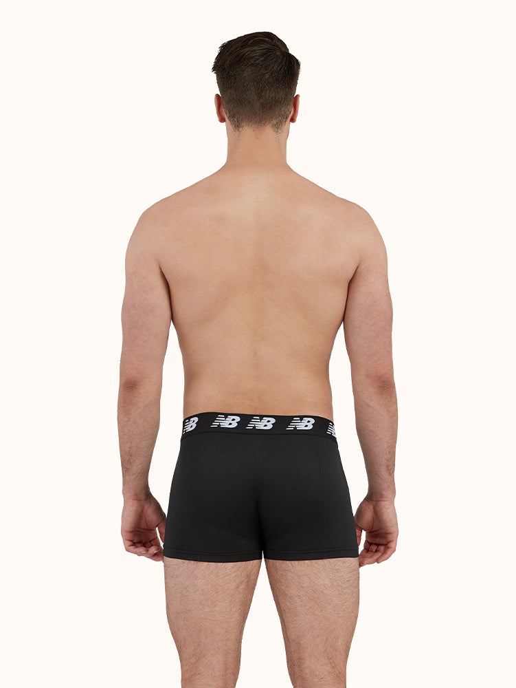 Underworks Men's No Ride Fly Front Trunk 3 Pack Stripe