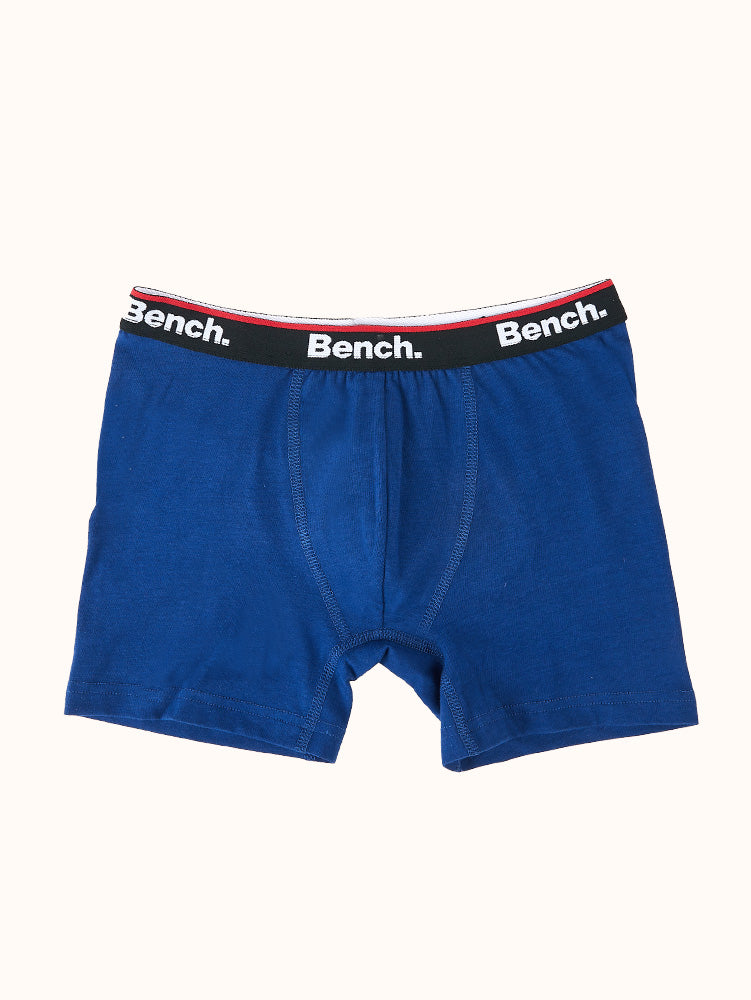 Boys' Bench Ultra-Soft Boxer Briefs (3 Pack) - Charcoal