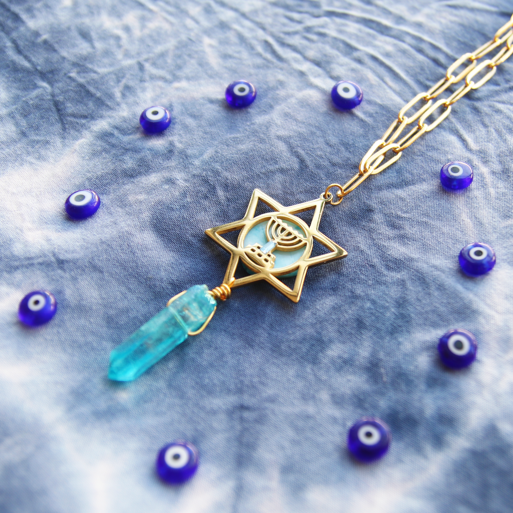 Woven Magen David Necklace – Jewitches