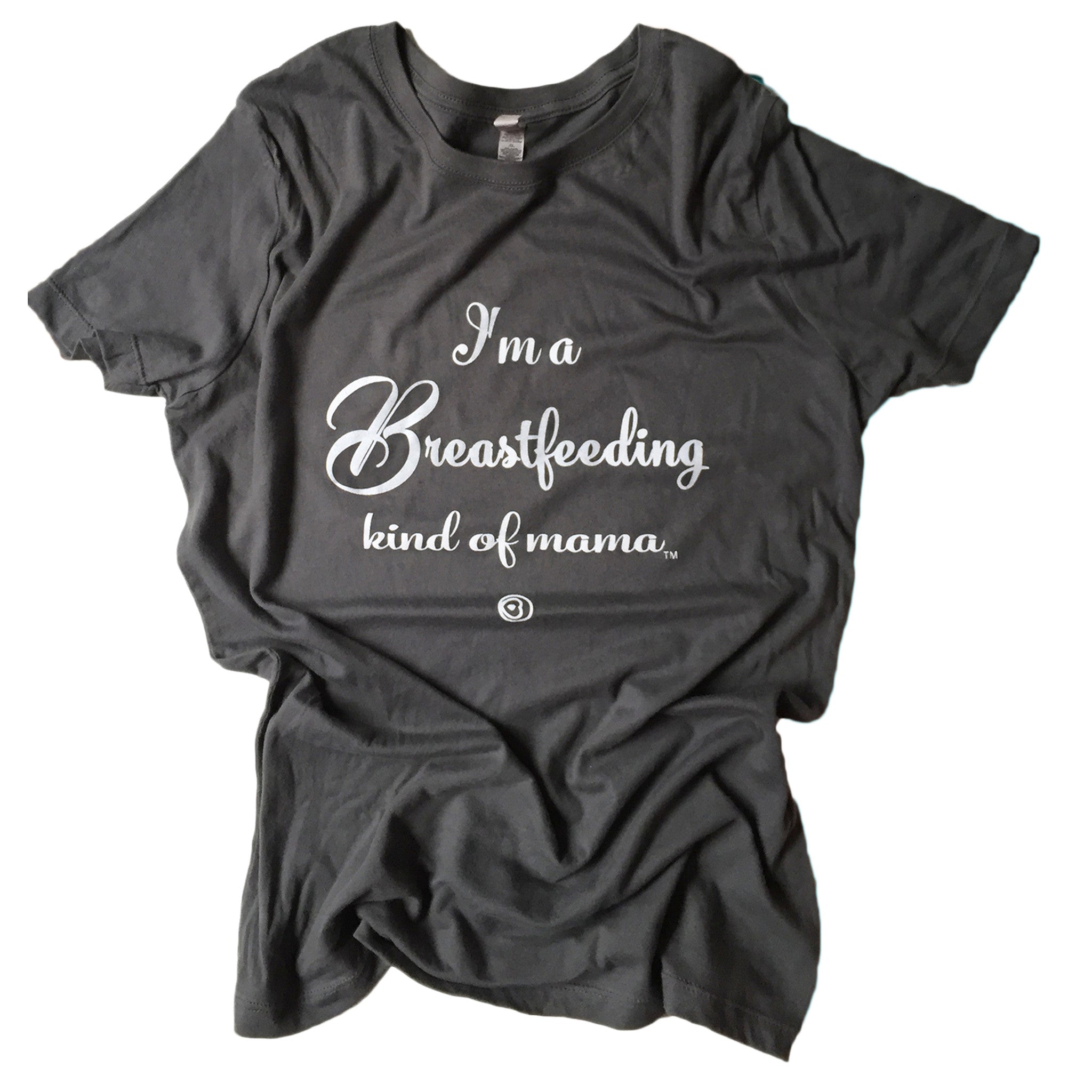 Im A Breastfeeding Kind Of Mama® T Shirt In Gray Breastfeeding Shirt Nursing T Shirt