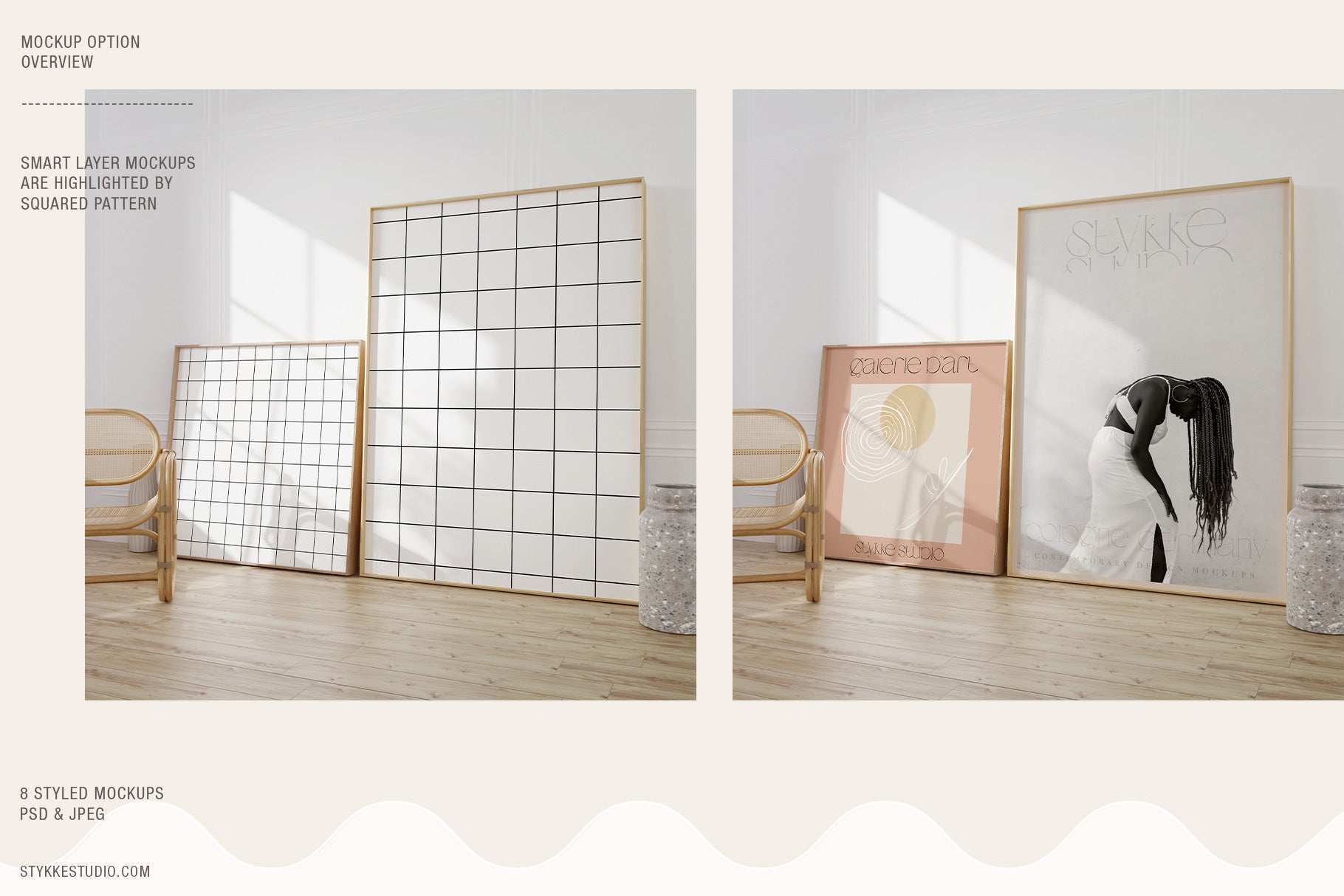 AIR & SUN | Frame Mockup Mini Set - Stykke Studio