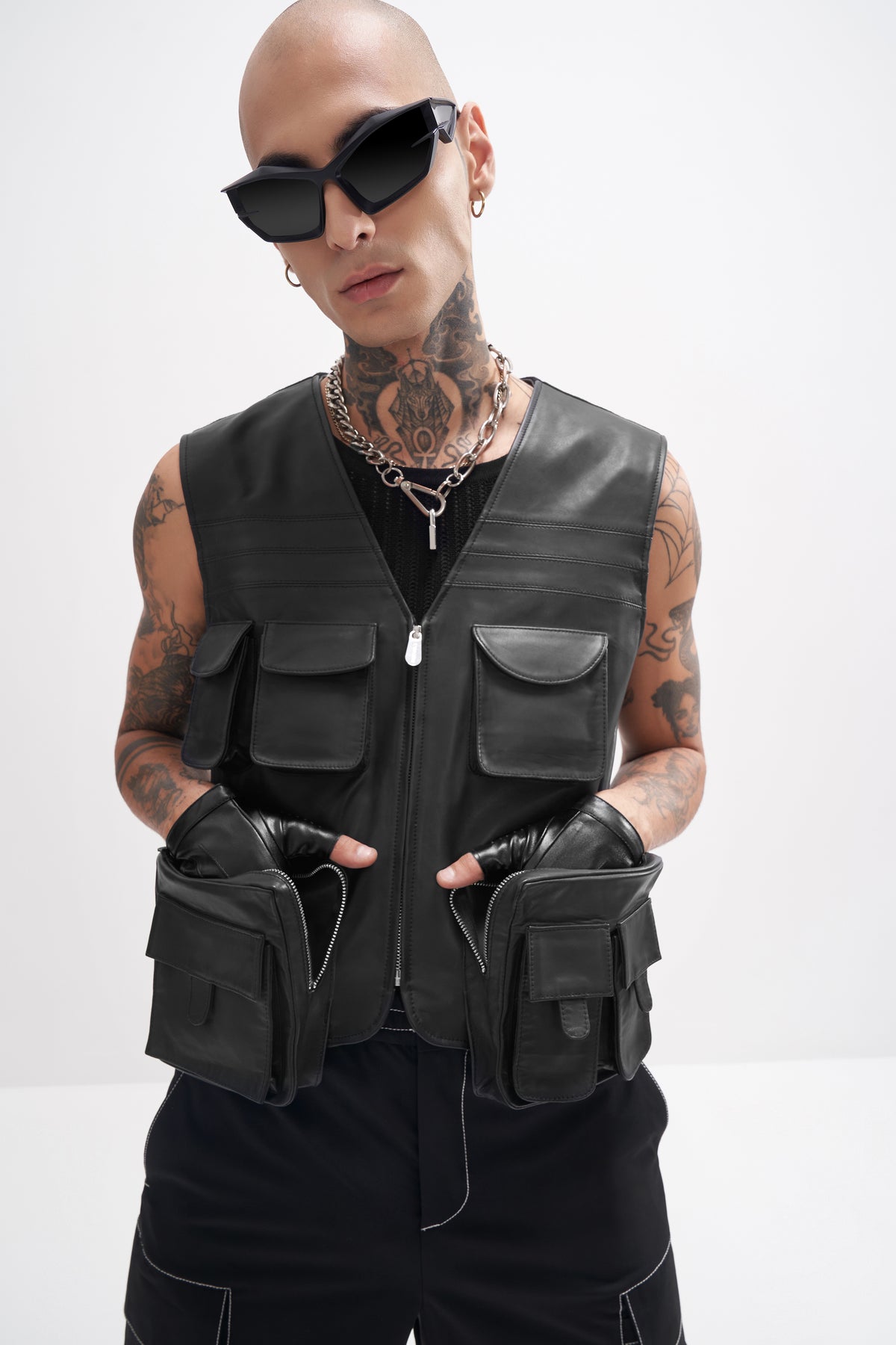 Black 365 Utility Pocket Gilet