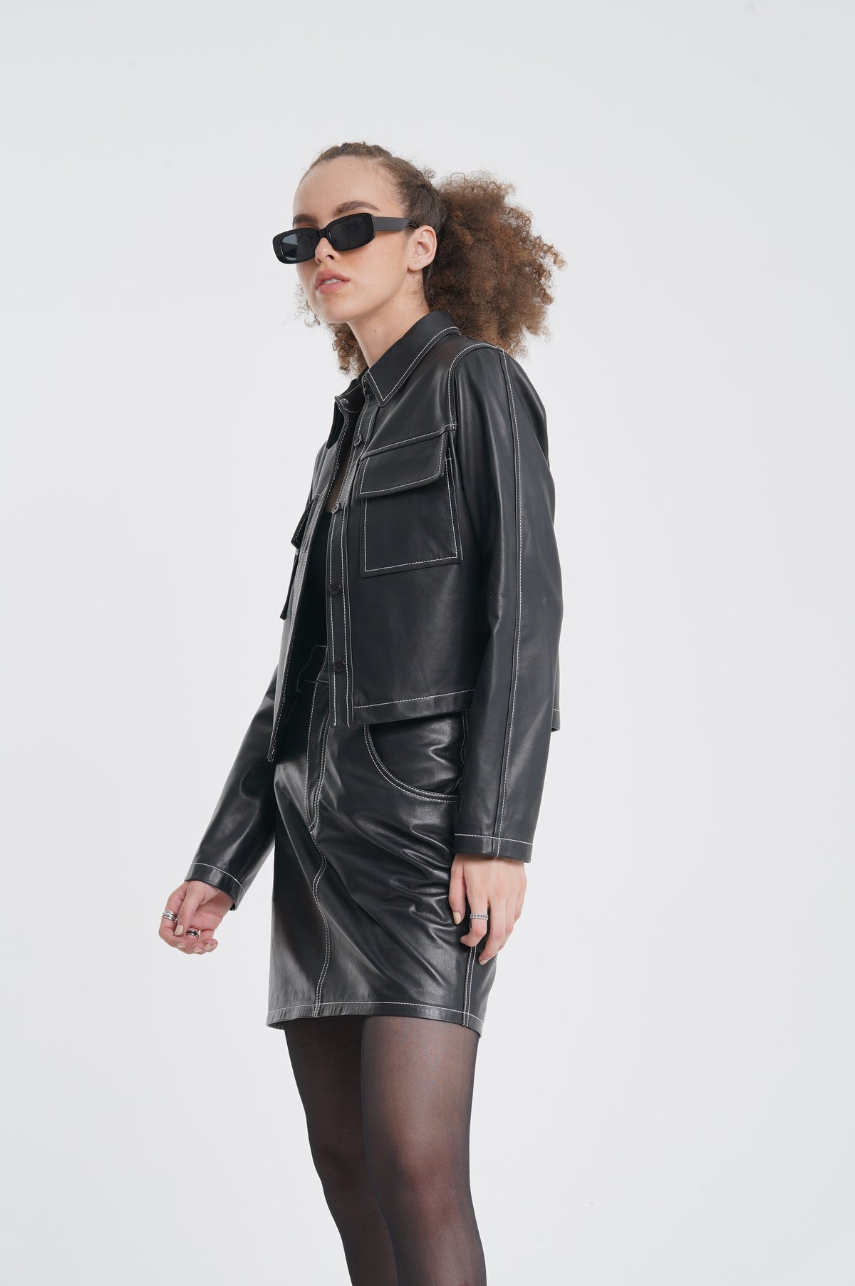 Faux Leather Power Hour Jacket curated on LTK