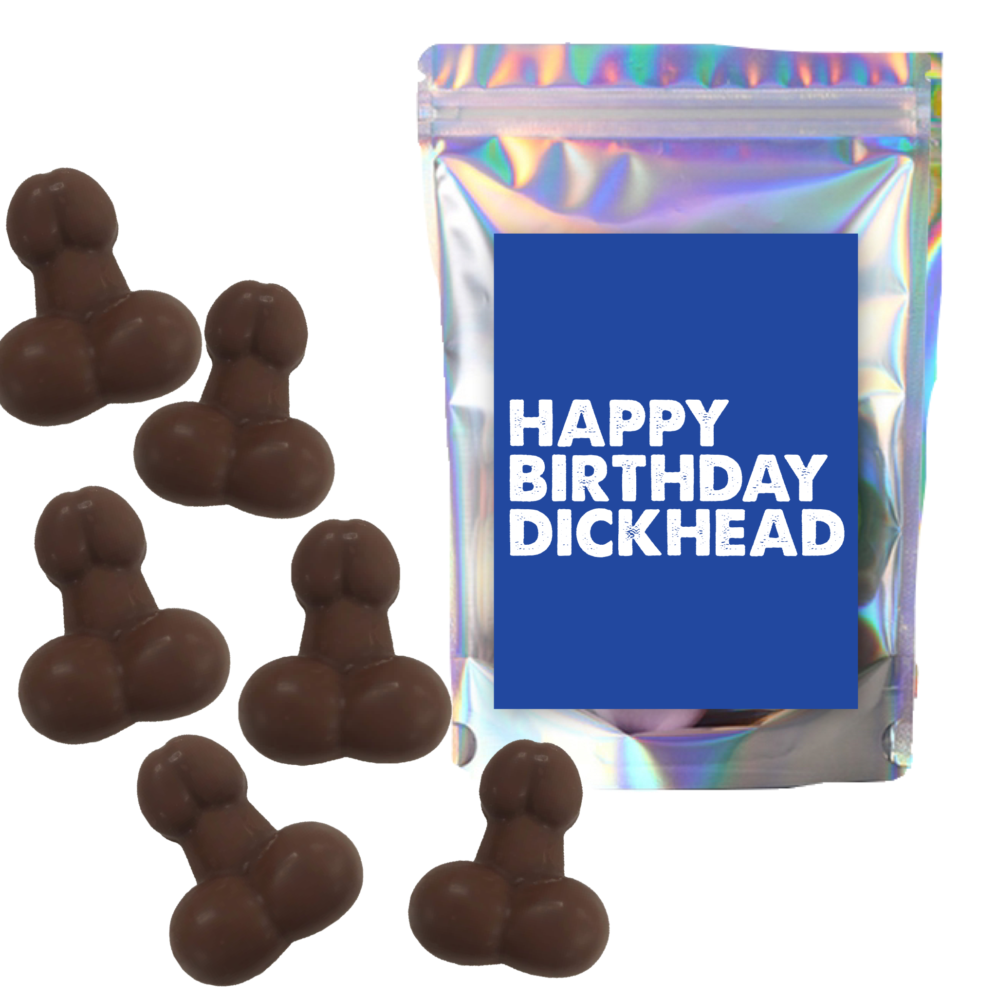 Image of Bag Of Chocolate Dicks - Birthday Dickhead