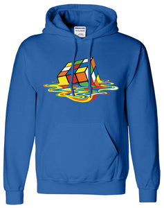 Melting Cube Funny Hoodie