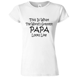 World’s Greatest Papa Women T-Shirt.
