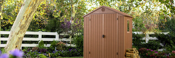 Keter Darwin outdoor waterproof storage shed