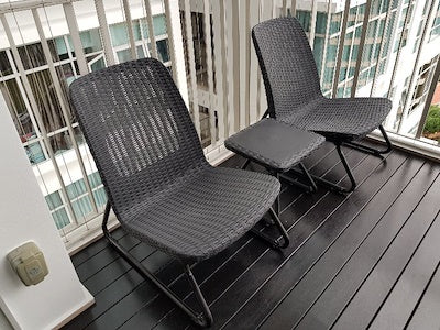 omzeilen ambitie uitblinken keter rio patio outdoor lounger set waterproof for balcony — The Home Shoppe