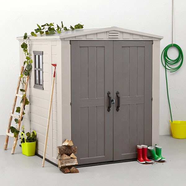 Keter Factor 6 x 6 Outdoor Garden Shed (Free Assembly 