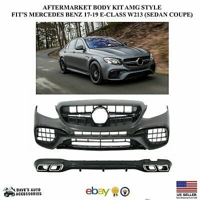 Aftermarket Full Body Kit AMG Style For 17-19 Mercedes Benz E-Class –  Daves Auto Accessories