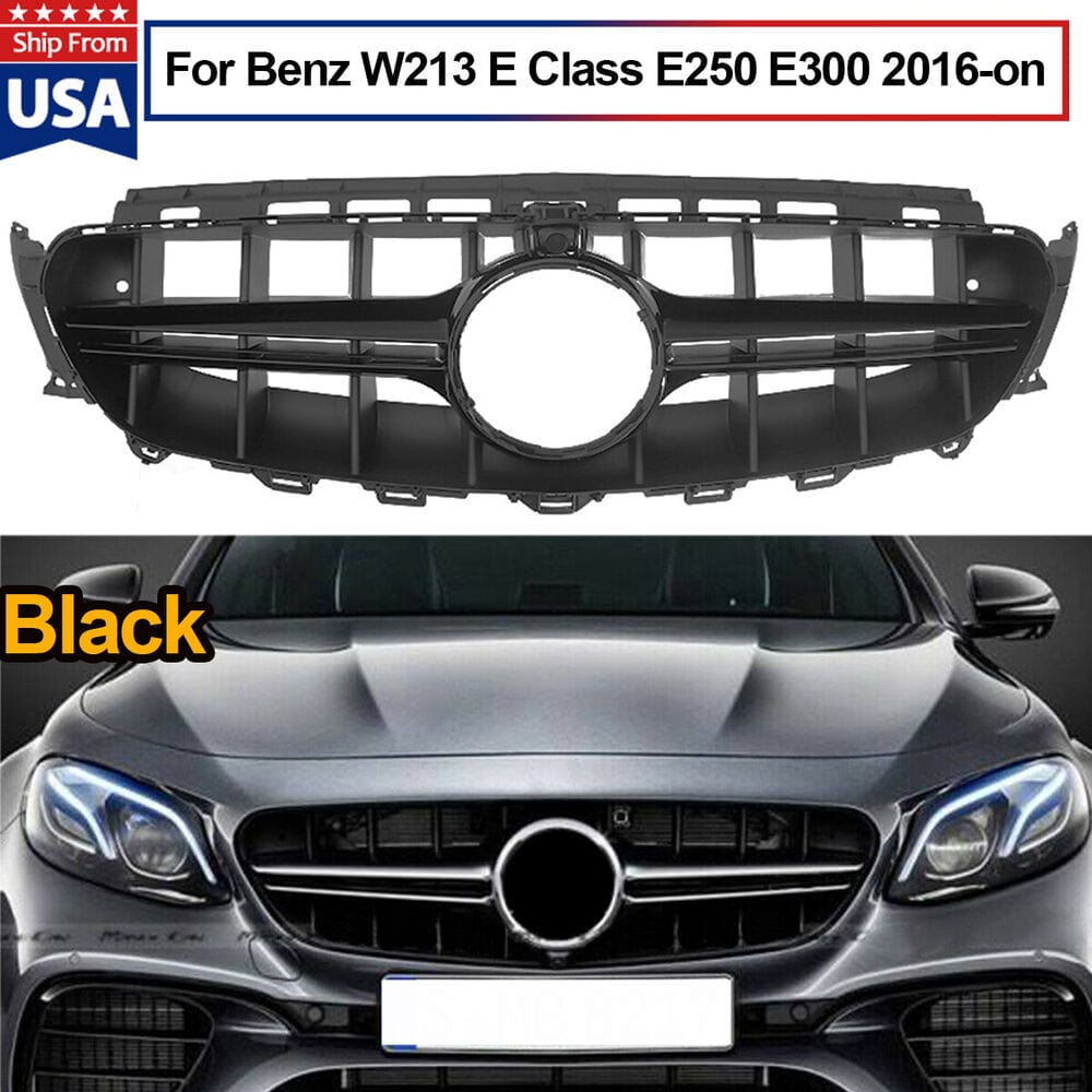 1x Car Front Bumper Grille Grill For Benz E63 W213 GT R AMG 2016-2020 2017