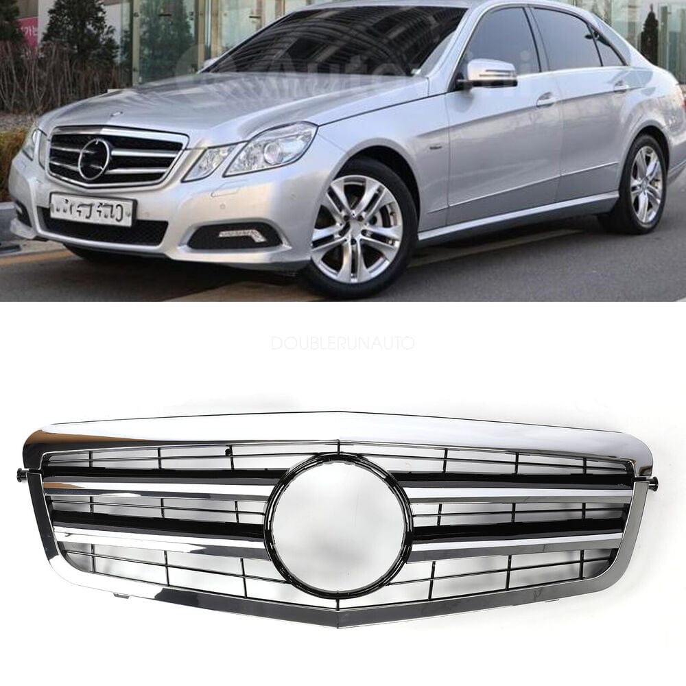 for BENZ 10-13 W212 E-sedan Tuning Front Mesh Grille A1 Matte