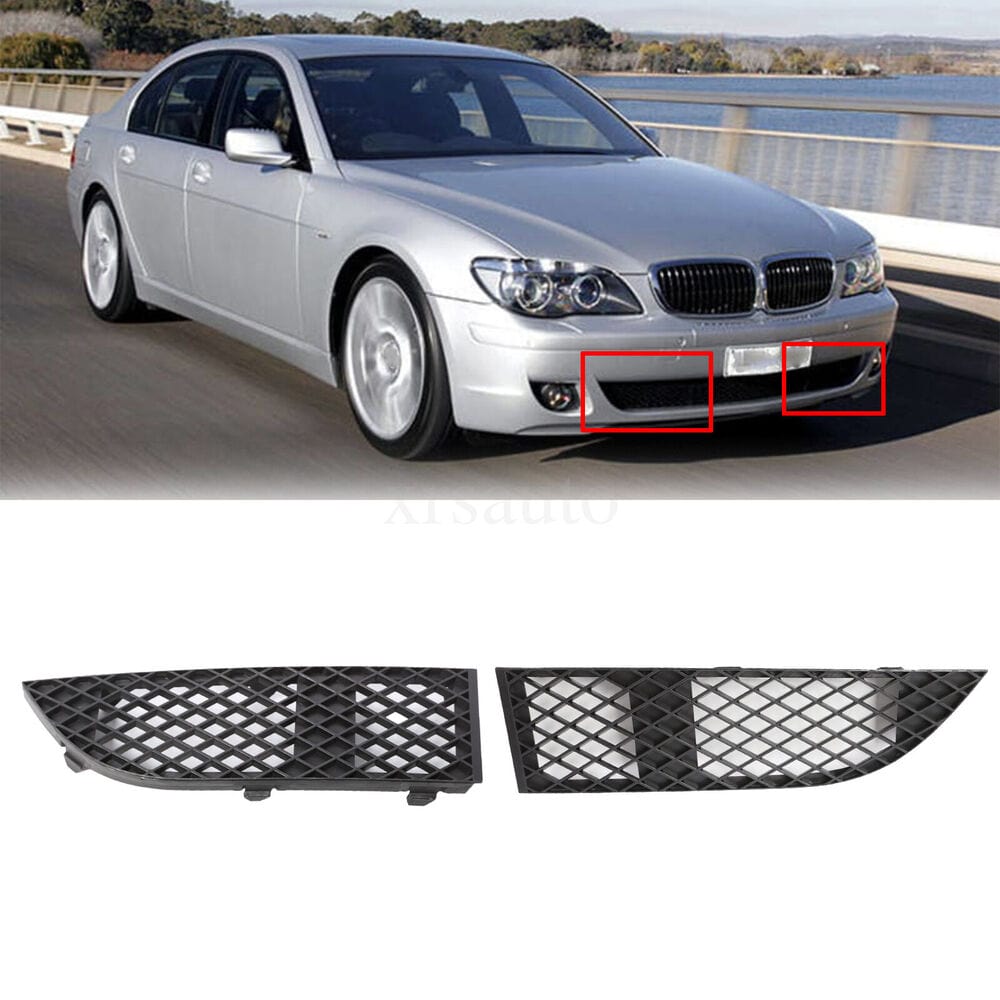 Matte Black sport grill front kidney grill for BMW 7 series E32 86