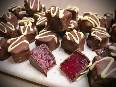 Image of chocolate covered turkish delights